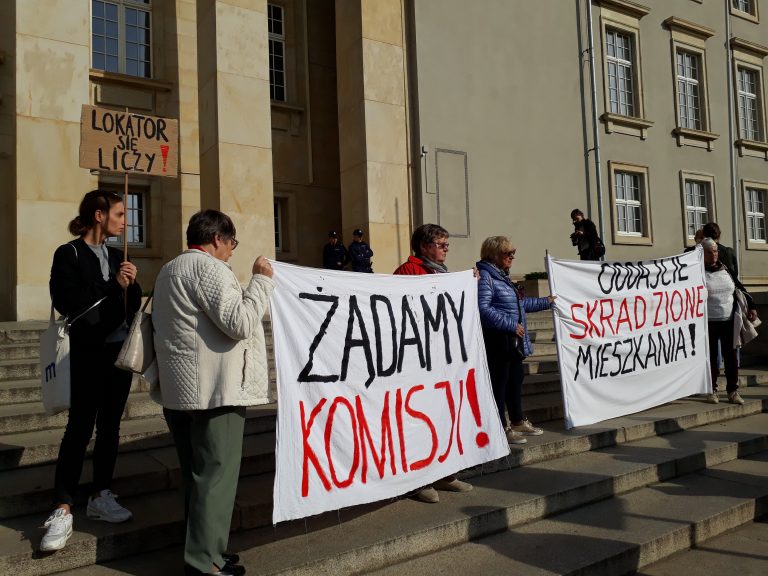 protest lokatorski wroclaw