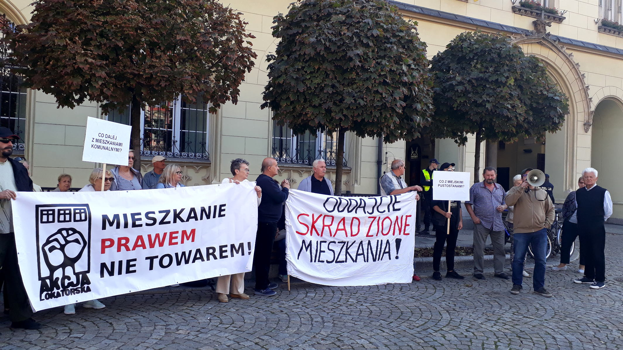 akcja lokatorska protest wroclaw